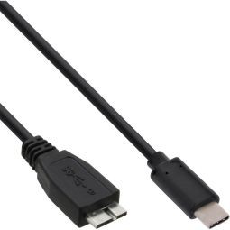 InLine USB 3.1 Kabel, Typ C Stecker an Micro-B Stecker, 1m