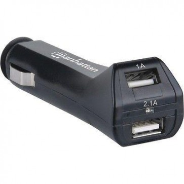 Manhattan Car Adapter 12V 2x USB