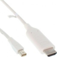 InLine Mini DisplayPort zu HDMI Konverter Kabel, 2m, mit Audio