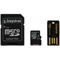 64GB micro SDHC, Kingston class10 mit Adapter